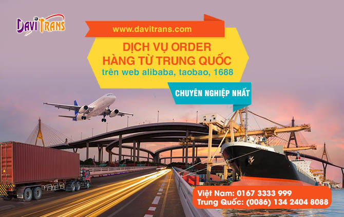 Dịch vụ order hàng từ Trung Quốc trên web alibaba, taobao, 1688